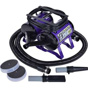 UCATQ EUOTEO K-9 III Variable Speed Dog Grooming Dryer (Purple)
