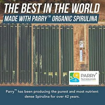 Organic Spirulina Tablets - Highest Nutrient Density & Pure