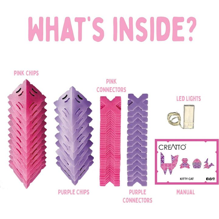 Creatto Starlight Kitty Craft Puzzle with Lights