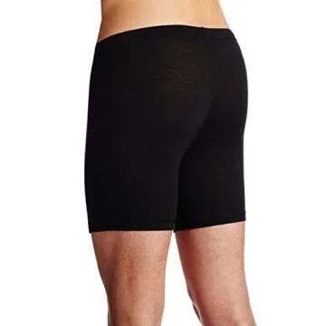 100% Merino Wool Mens Lightweight Boxer Brief - Moisture Wicking - Soft and Breathable Underwear - Black - Medium