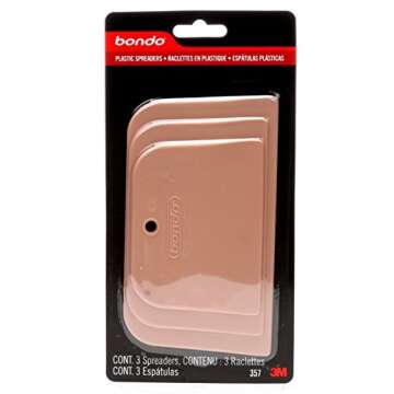3M 357 Bondo Spreader, 3 Pack - Precision Tools for Perfect Finishes