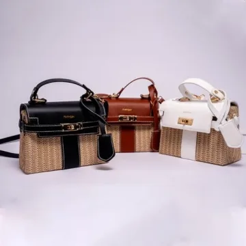 Stylish FAIRYSAN Women's Straw Crossbody Bag for Summer