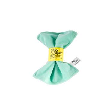 Baby Paper Original Crinkle Sensory Toy | Triangle, Yellow, Blue 3-Pack | Bright Colors, Washable, and Non-Toxic Crinkle Paper for Babies | Perfect Bow Gift Topper Reusable as a Crinkle Toy