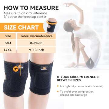 INDEEMAX Volleyball Knee Pads for Kids, Adjustable Children Knee Brace for Boys Girls Age 2-14, Todd...