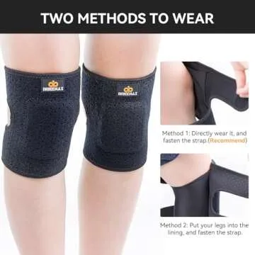 INDEEMAX Volleyball Knee Pads for Kids, Adjustable Children Knee Brace for Boys Girls Age 2-14, Toddler Knee Support Protector for Crawling, Dancing, Soccer, Biking