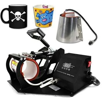 ZENY Heat Press Machine for Cup Coffe Mug Heat Transfer Sublimation Printing Presses Customized DIY Printing Machine for 11oz 12 oz Mug Cup