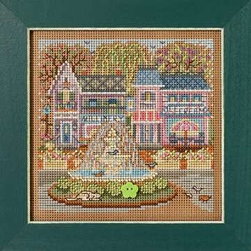 Mill Hill Town Square Beaded Counted Cross Stitch Kit - 2023 Spring Series MH142315