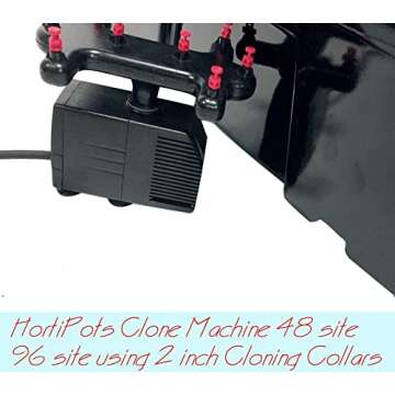 HORTIPOTS Aeroponic Clone Machine for 48 Cuttings