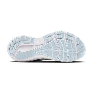 Brooks Women’s Adrenaline GTS 23 Supportive Running Shoe - White/Illusion Blue - 8 Medium