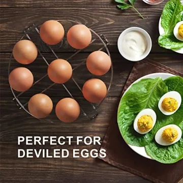 PACKISM Egg Steamer Rack for 18 Eggs in Instant Pot