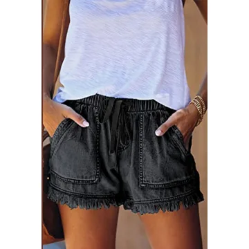 YOCUR Casual Jean Shorts for Women - Summer Comfort