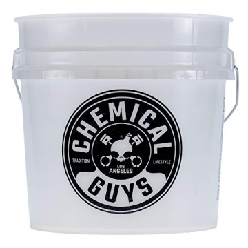 Chemical Guys Heavy Duty Clear Detailing Car Wash Bucket 4.5 Gallons