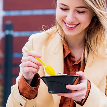 50 Durable Candy Colored Plastic Tea Spoons for All Occasions