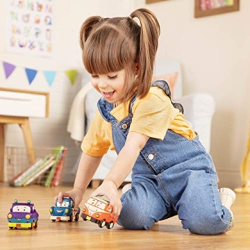 B. toys Mini Pull-Back Vehicles Set for Kids - 3 Cars