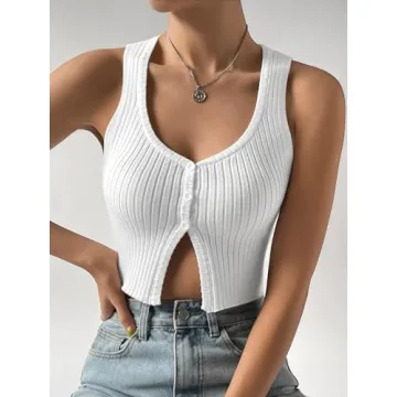 Chic Cropped Tank Top for Style and Comfort
