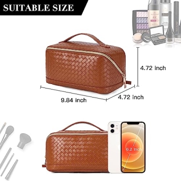 Telena Makeup Bag - Large Capacity Cosmetic Organizer