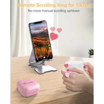 Wireless Remote for TikTok, Kindle & Camera Functionality