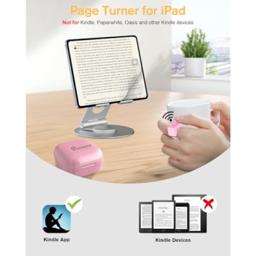 Wireless Remote for TikTok, Kindle & Camera Functionality