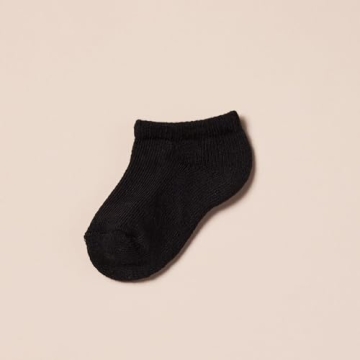 Kids' Cotton Low Cut Socks - 14 Pairs in Black