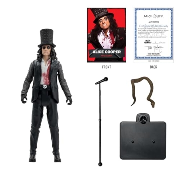 Alice Cooper Action Figure by McFarlane Toys 6in Collectible