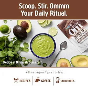 OM Mushroom Superfood Cordyceps Organic Powder for Energy