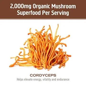 OM Mushroom Superfood Cordyceps Organic Powder for Energy