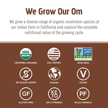 OM Mushroom Superfood Cordyceps Organic Powder for Energy