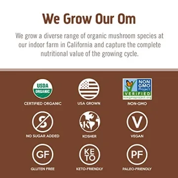 OM Mushroom Superfood Cordyceps Organic Powder for Energy