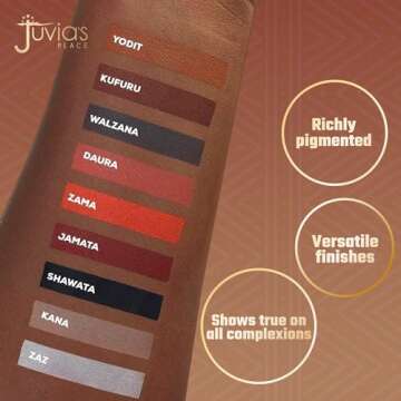 Juvia's Place Warrior 2 Eyeshadow Palette - Professional Eye Makeup, Pigmented Eyeshadow Palette, Ma...