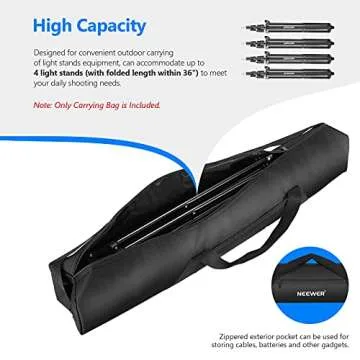 Neewer 36x5x5 Heavy Duty Tripod Carrying Case