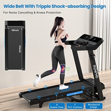 Renpho Smart Treadmill with Incline and App Control