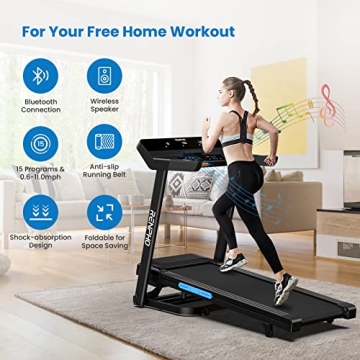 Renpho Smart Treadmill with Incline and App Control