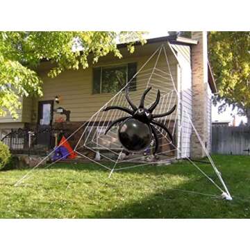 33" Spider Foil Balloons - Halloween Black Spiders Animal Spooky Balloon for New Year Party Decorati...