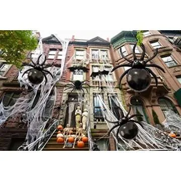 33" Spider Foil Balloons - Halloween Black Spiders Animal Spooky Balloon for New Year Party Decoration Supplier