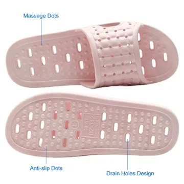 COZYAREA Quick Dry Non-Slip Shower Shoes for All
