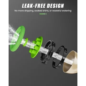 RAINPOINT Garden Hose Nozzle with 9 Spray Patterns