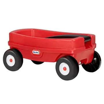 Little Tikes Lil' Wagon – Red And Black, Indoor and Outdoor Play, Easy Assembly, Made Of Tough Pla...