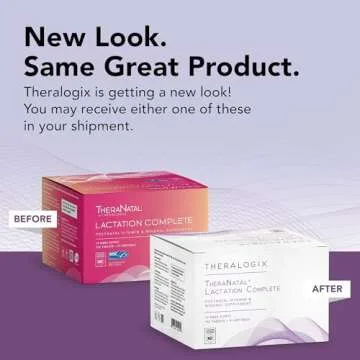 Theralogix TheraNatal Lactation Complete Postnatal Vitamin Supplement - 13-Week Supply - Breastfeeding Supplement for Women - NSF Certified - 182 Tablets & 91 Softgels