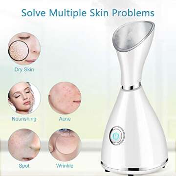 Hleane Facial Steamer Deep Cleansing Spa At Home