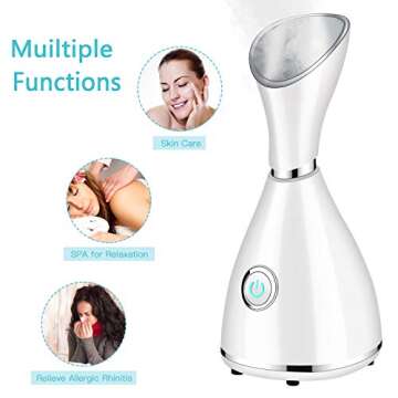 Hleane Facial Steamer Deep Cleansing Spa At Home