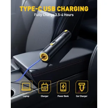 AUXITO Cordless Car Vacuum with 14000Pa Suction Power