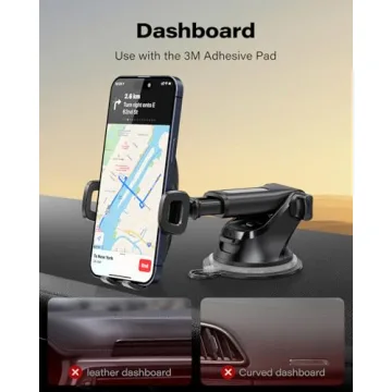 APPS2Car Universal Suction Cup Phone Mount for Cars