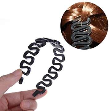 3 Pcs Hair Braiding Tool Roller With Hook Magic Hair Twist Styling Bun Maker DIY Hair Style Accessories Black