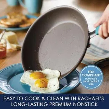 Rachael Ray Cucina Nonstick Cookware Set, 12 Piece