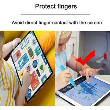 Stylus for Kids Kenkor Stylus Pen for Touch Screen Pencil Shape Universal Capacitive Stylus Compatible with iPad/iPhone/Android/Kindle/Samsung/Microsoft/Tablet-Bule