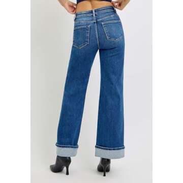 SALT TREE Risen Jeans - High Rise Tummy Control Denim