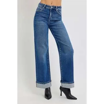 SALT TREE Risen Jeans - High Rise Tummy Control Denim