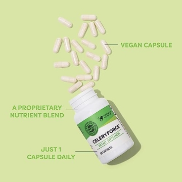 Vimergy Celeryforce Capsules for Wellness Support - Vegan 60 Count