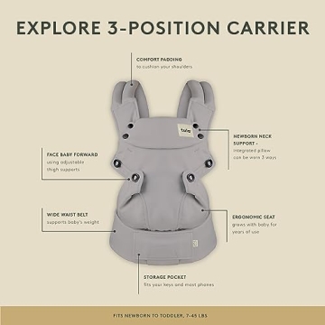 Tula Coast Explore Mesh Baby Carrier for Newborns to Toddlers