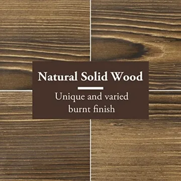 MyGift 4ft Rustic Blanket Ladder Shelf for Home Decor